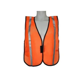 3A Safety - A1204 - All Purpose Open Weave Mesh Safety Vest - 1" Vertical Stripes