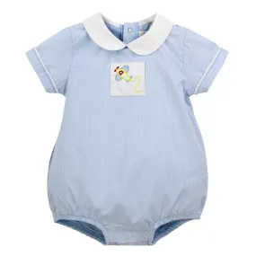 74148-Blue Plane Baby Boy Bubble Romper