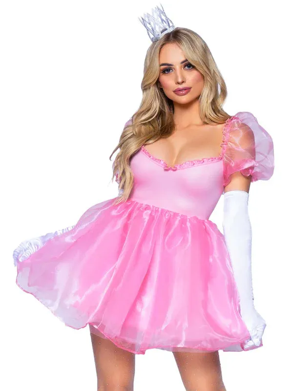 Adult Babydoll Organza Dress -  4  Solid Colors