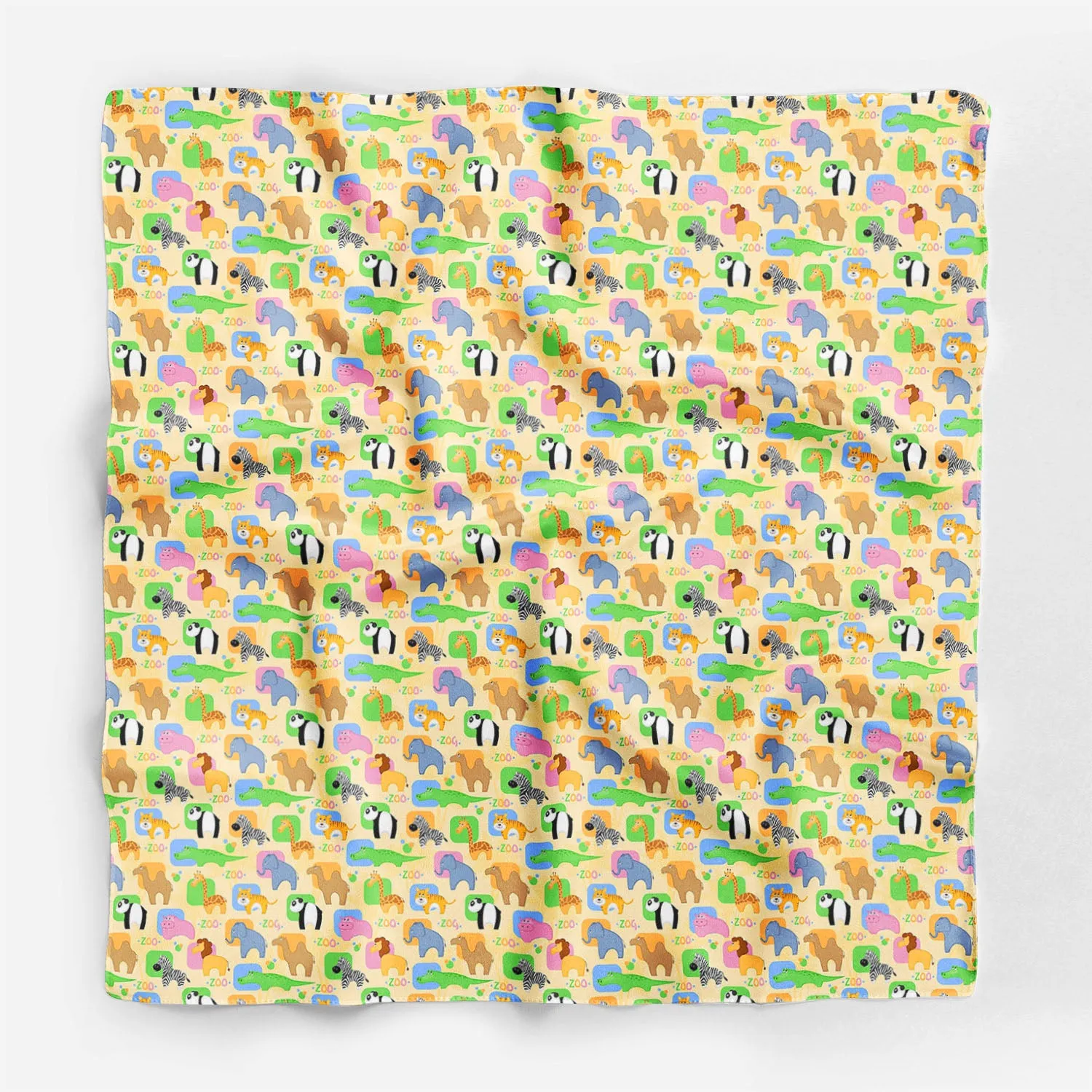 African Animals Printed Bandana | Headband Headwear Wristband Balaclava | Unisex | Soft Poly Fabric