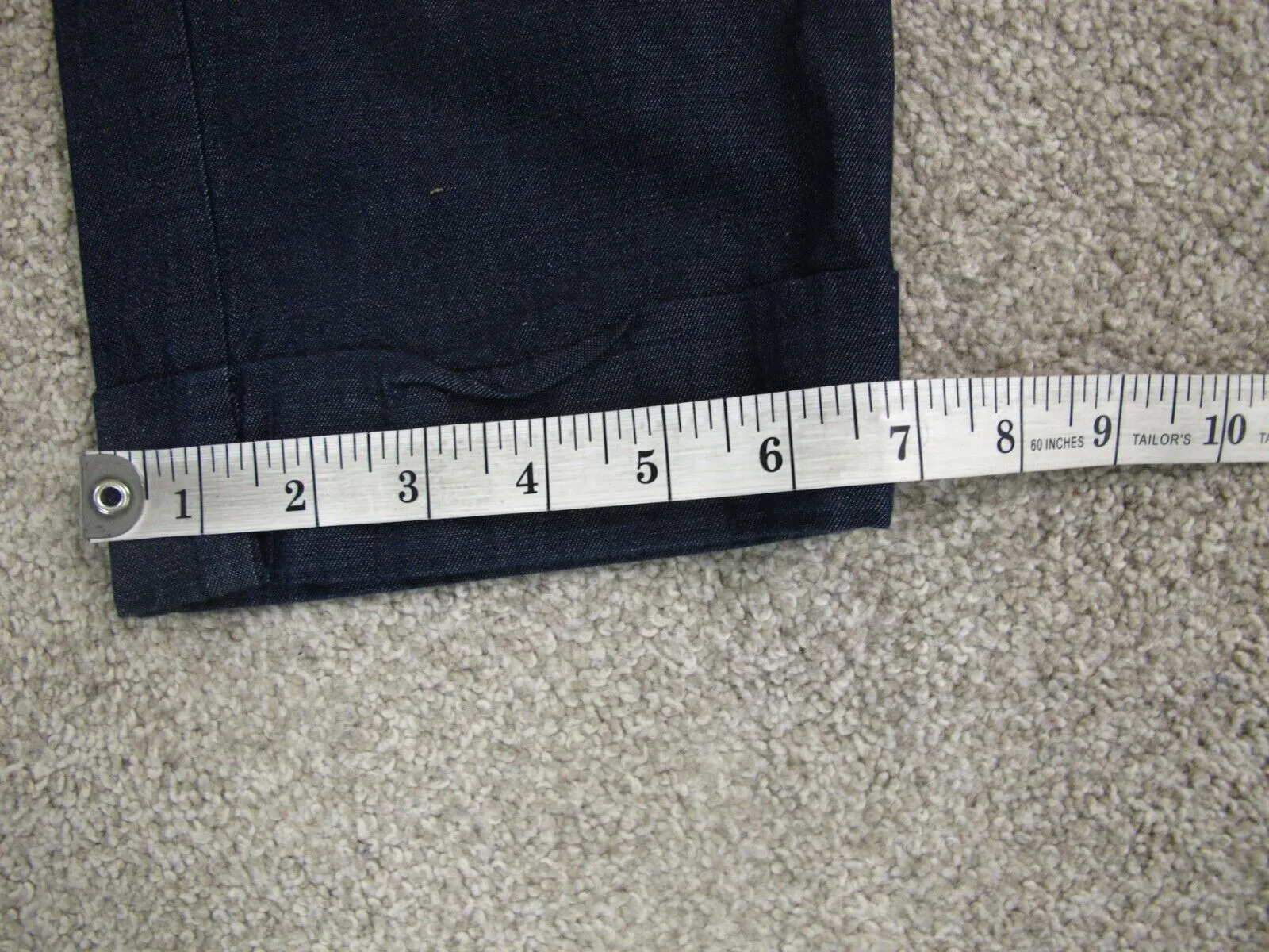 Ann Taylor Womens  Straight Leg Chino Pant Pockets Mid Rise Blue Size 8P