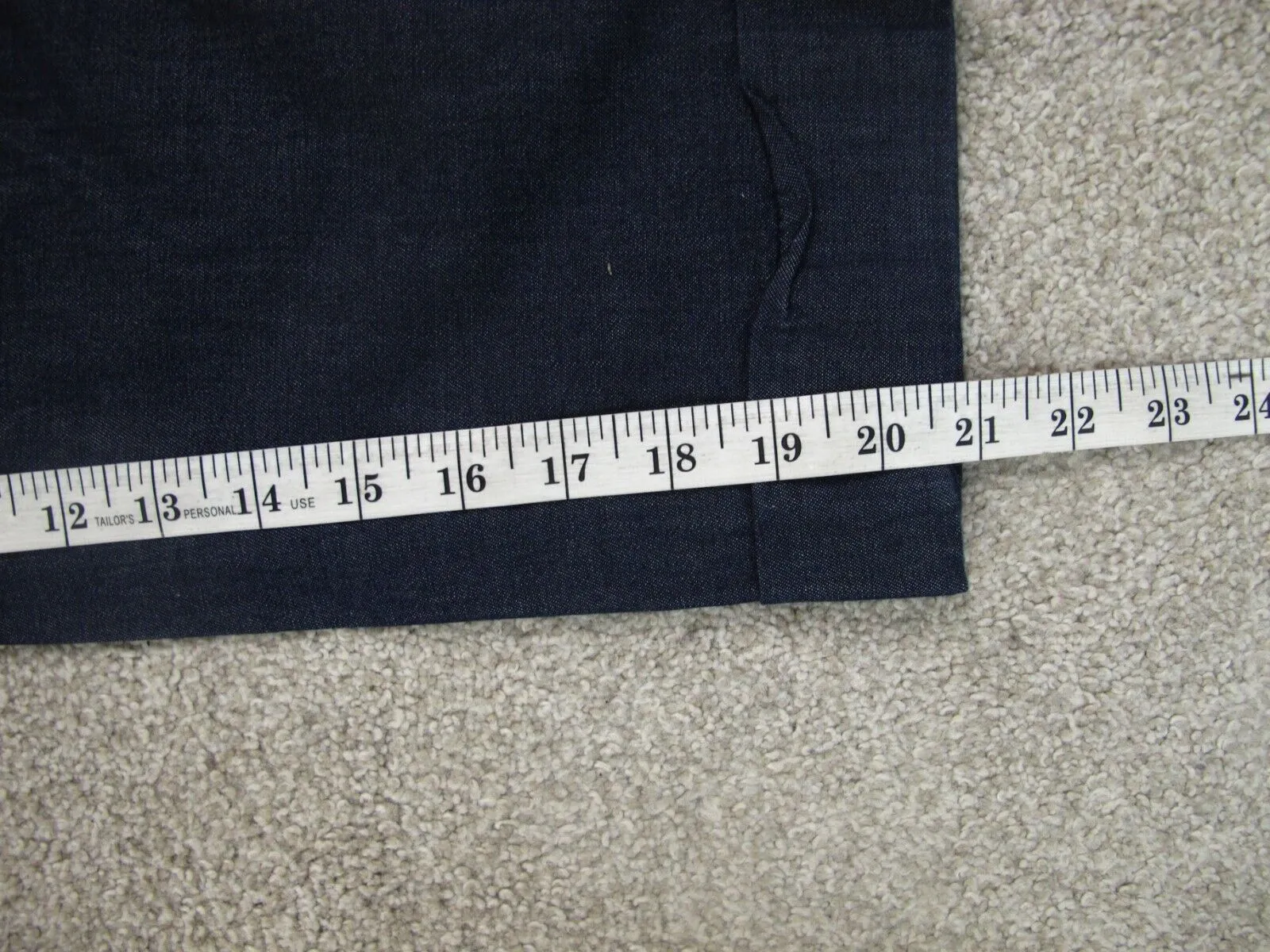 Ann Taylor Womens  Straight Leg Chino Pant Pockets Mid Rise Blue Size 8P