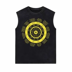 Astrology Houses And Meanings Vintage Washed Vest Top