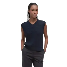Barbour Hartland Sleeveless Knitted Jumper In Navy