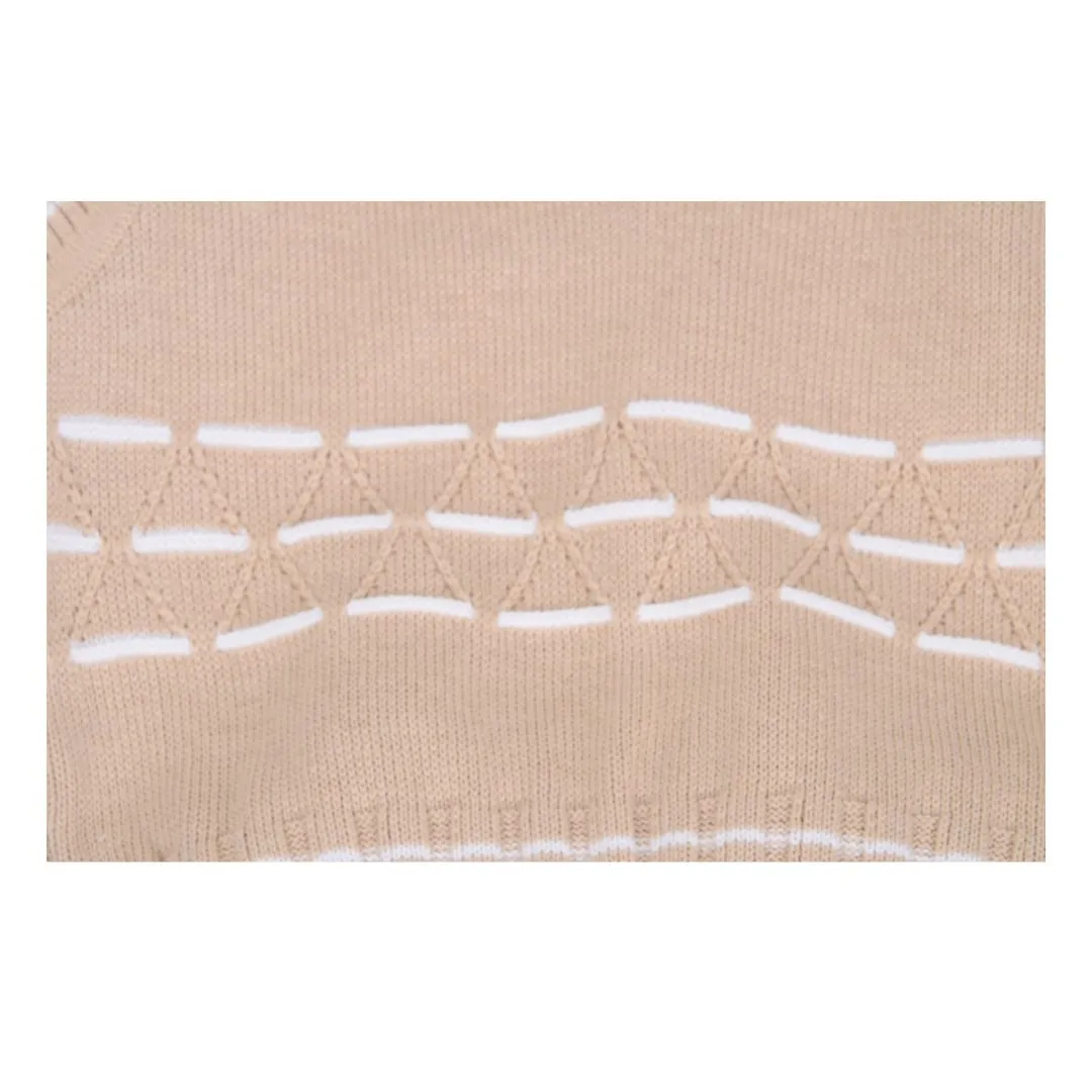 Beige & White 3 Piece Set