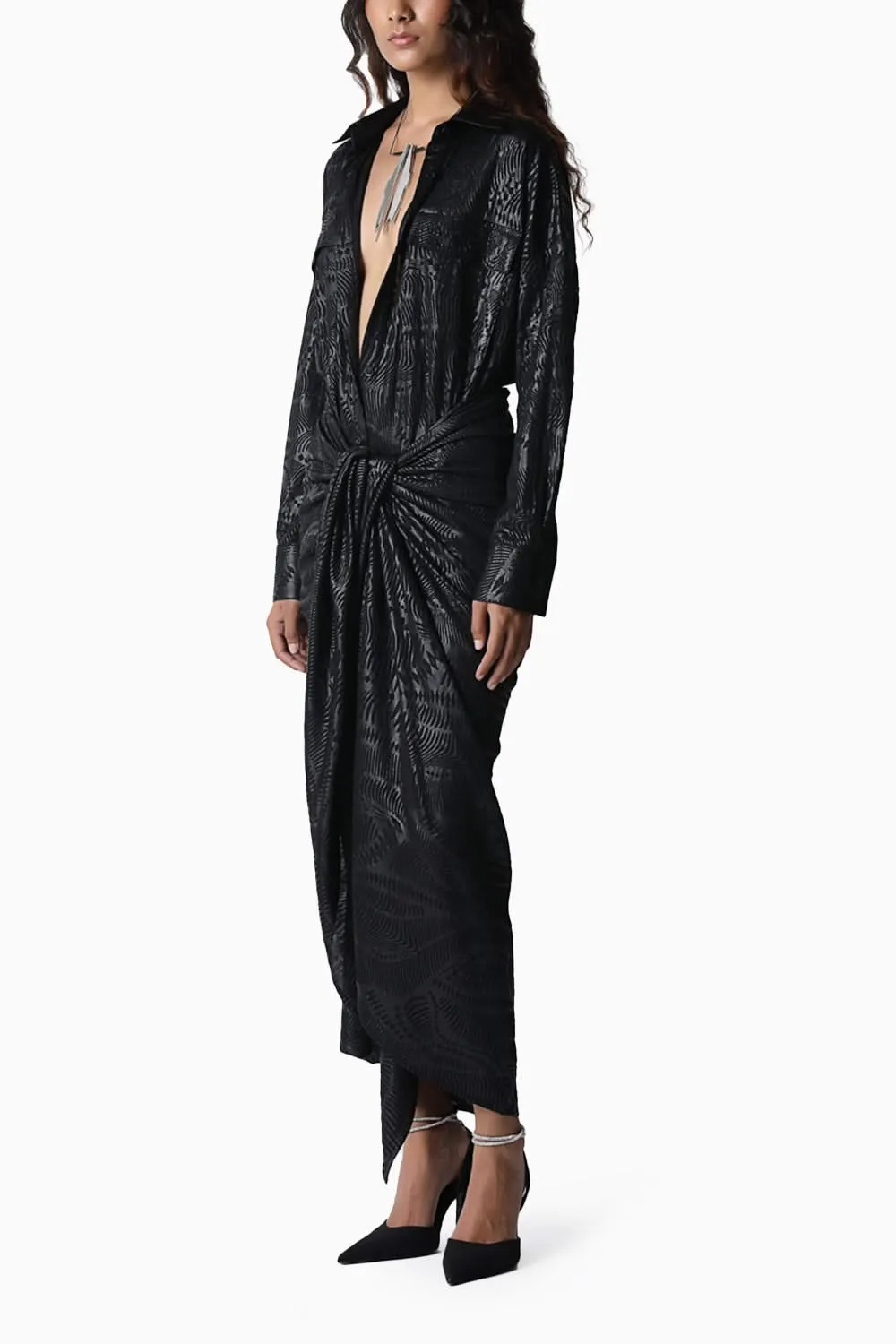 Black Leaf Shacket