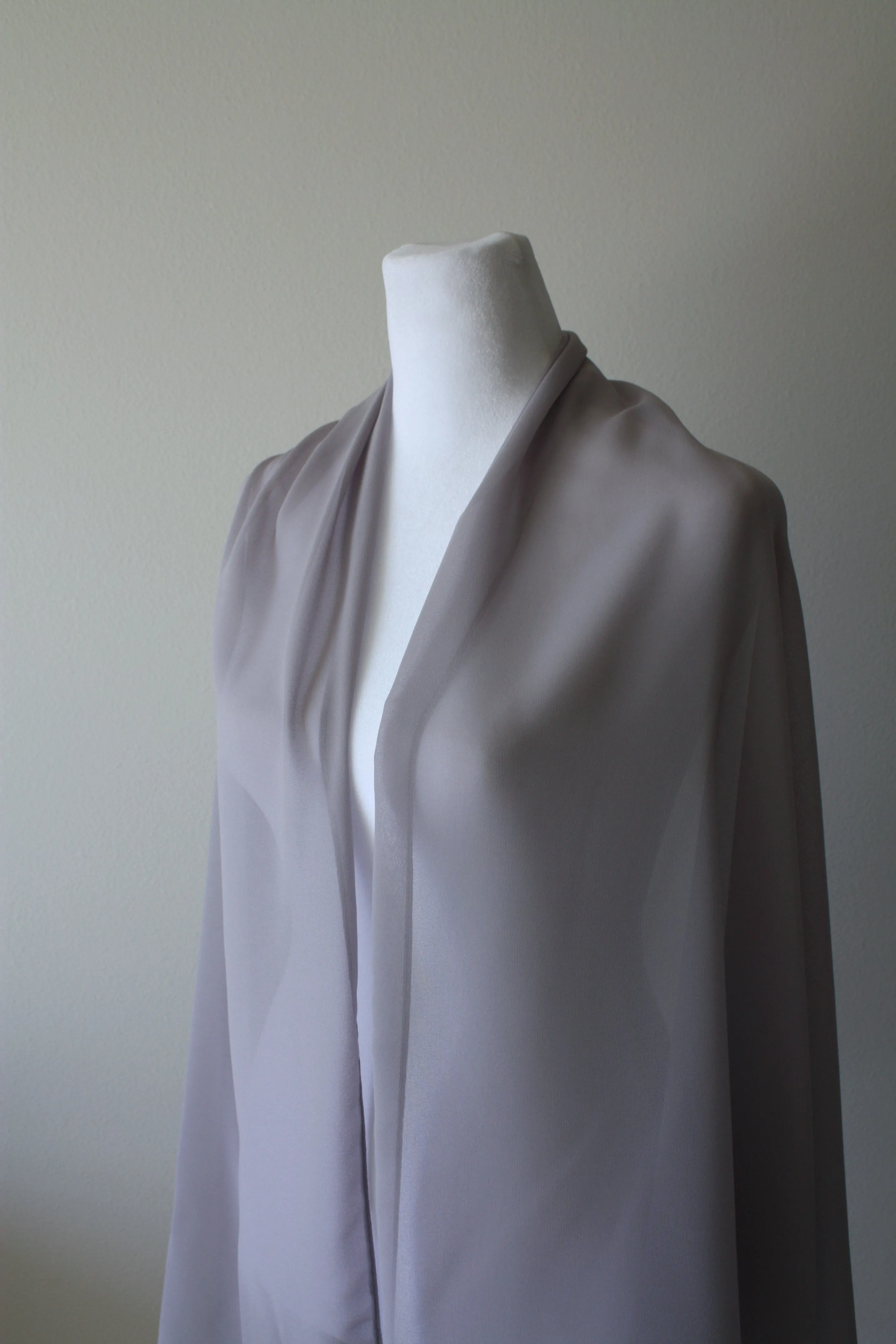 Black Stole with Feathers
