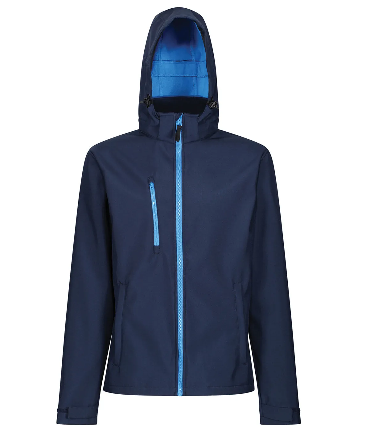 Black/Red - Venturer 3-layer hooded softshell jacket