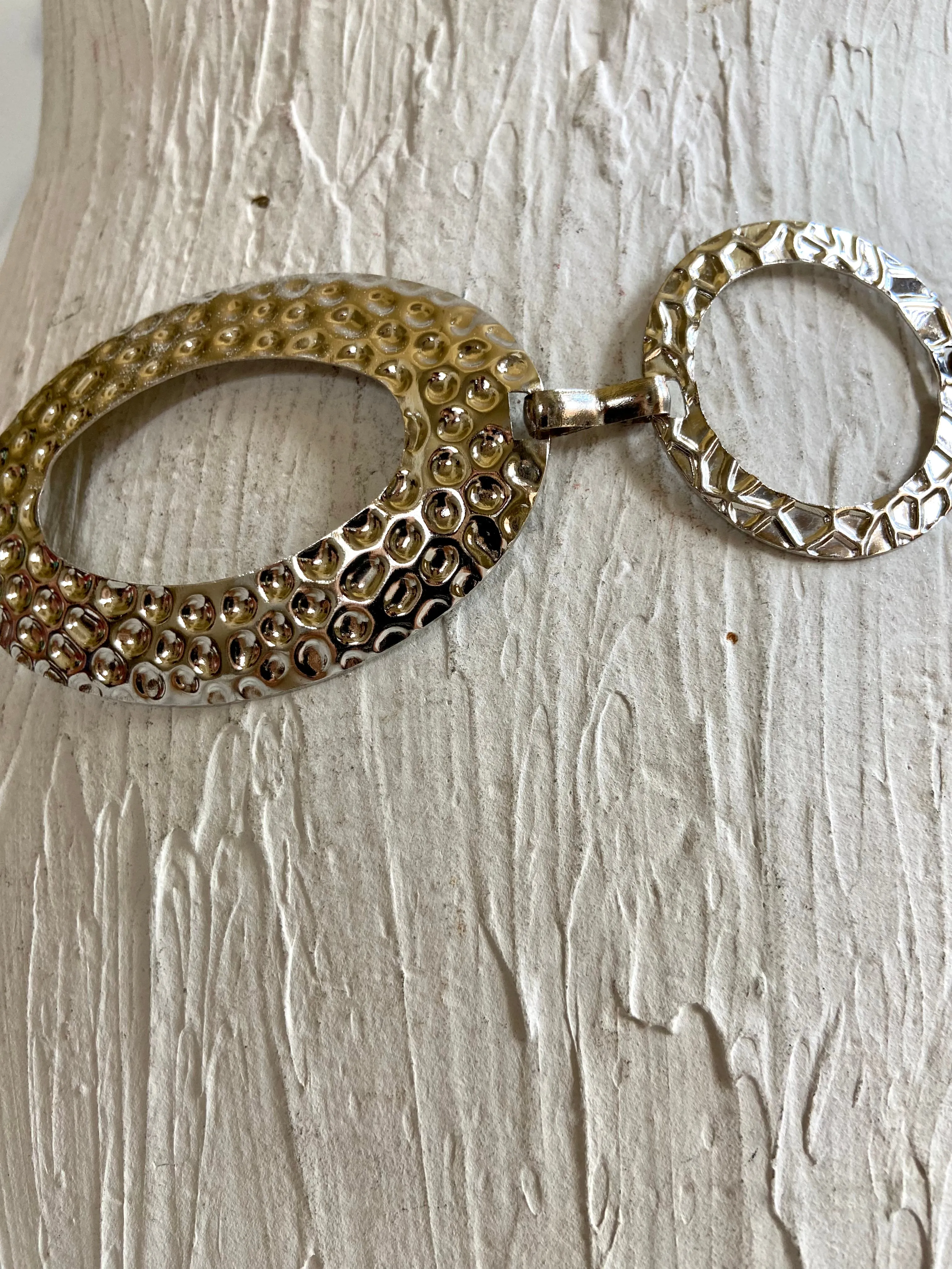 Bronze silver waist belt