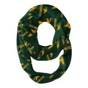 Cal Poly Pomona Broncos Repeat Logo Game Day Collegiate Women Light Weight Ultra Soft Infinity Scarf by Vive La Fete