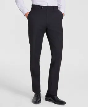 Calvin Klein Mens Slim fit Dress Pants 33 / 30 Dark Grey Solid Stretch