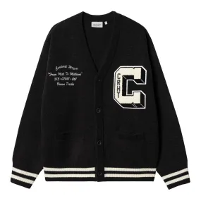 Carhartt WIP Brown Ducks Cardigan - Black / Wax