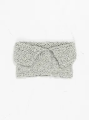 Cashmere Snood with Collar Light Grey