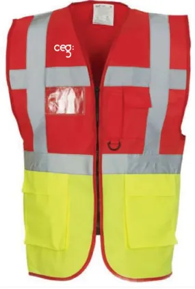 CEG Hi Vis Vest (Sub Contractor Staff Only)