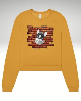 Chateau Fall  Womans Crop-Top Crew Neck