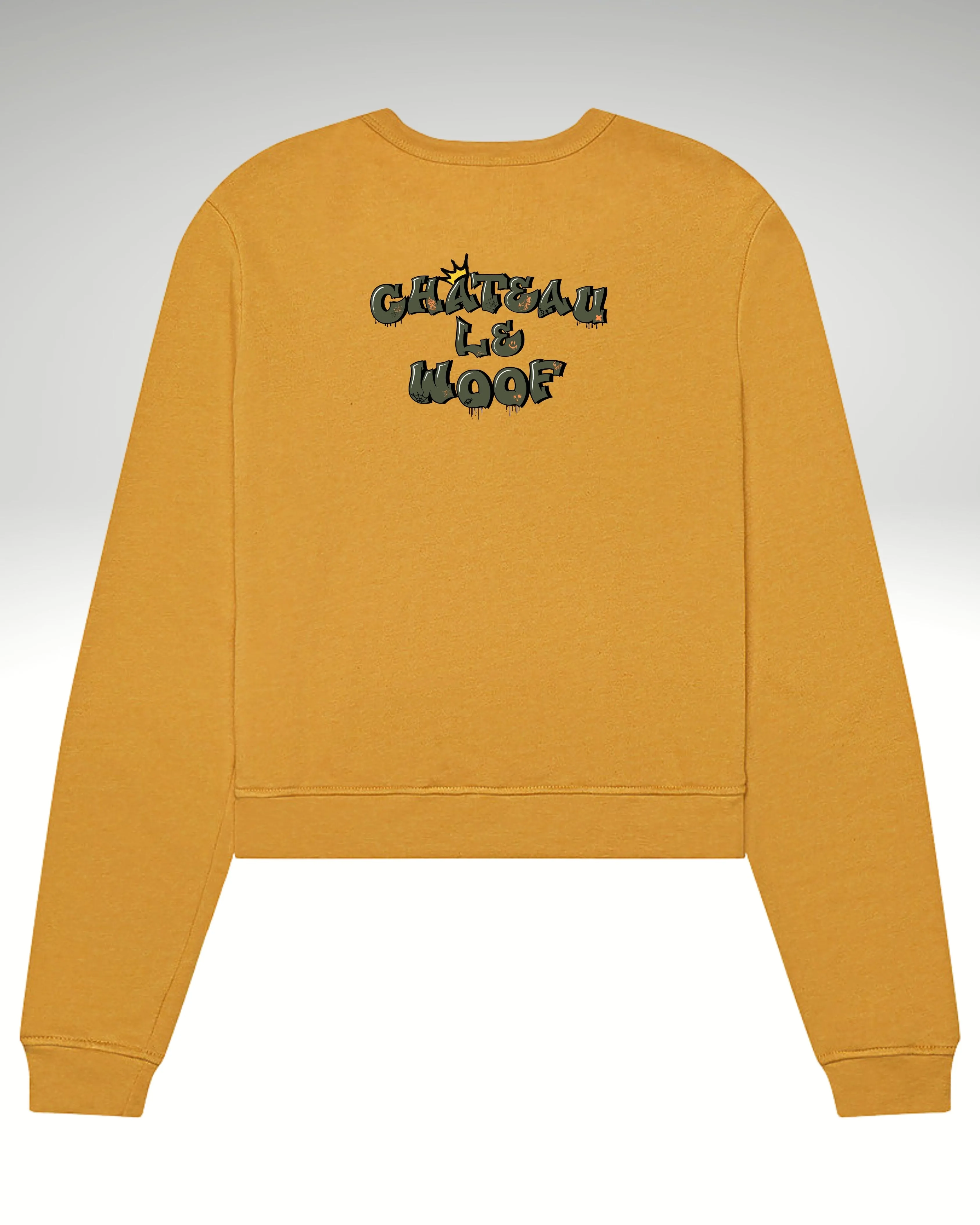 Chateau Fall  Womans Crop-Top Crew Neck