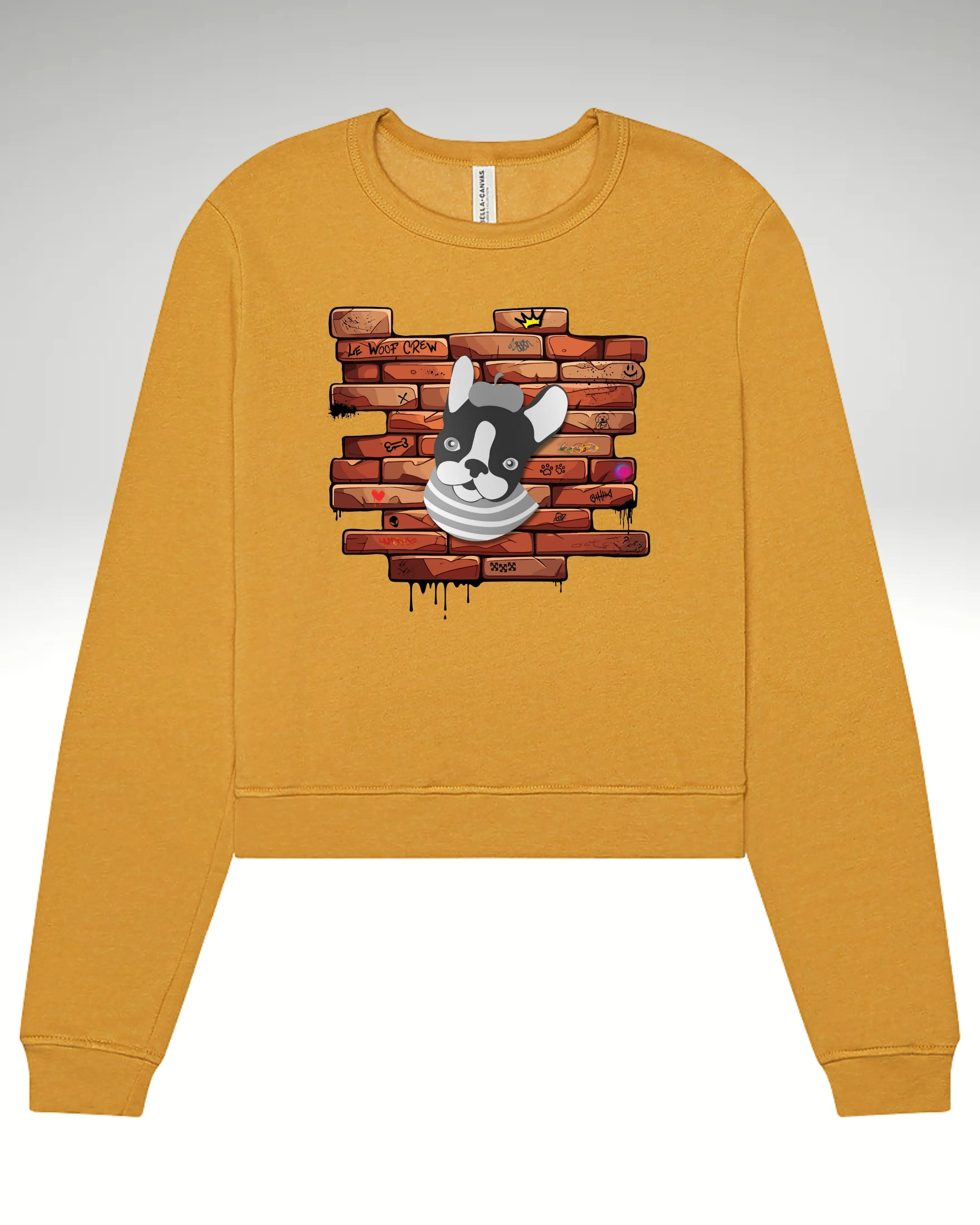 Chateau Fall  Womans Crop-Top Crew Neck