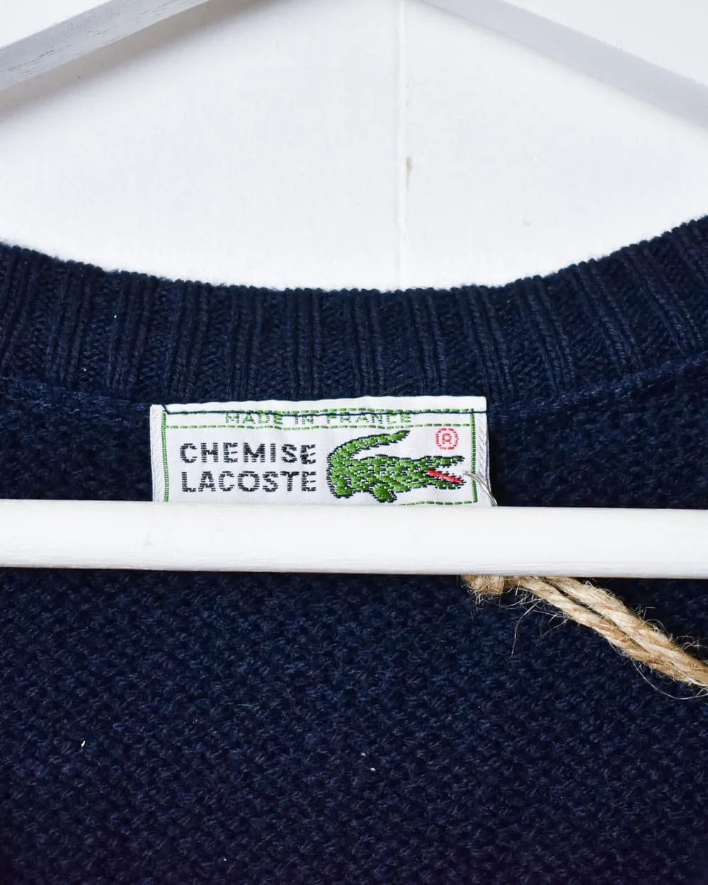 Chemise Lacoste Striped Knitted Sweater Vest - Medium