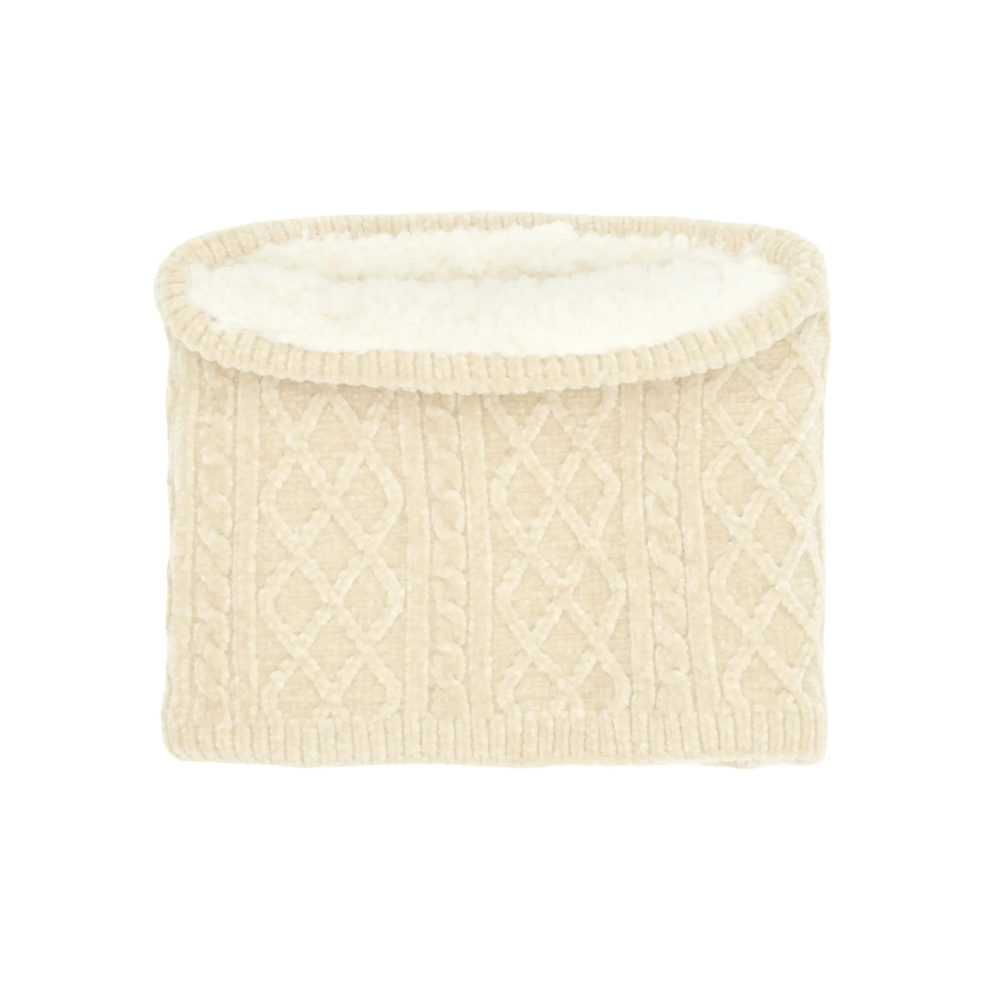 Chenille Neck Snood - Winter White