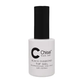 Chisel Gel Top Coat - Black Diamond 0.5oz