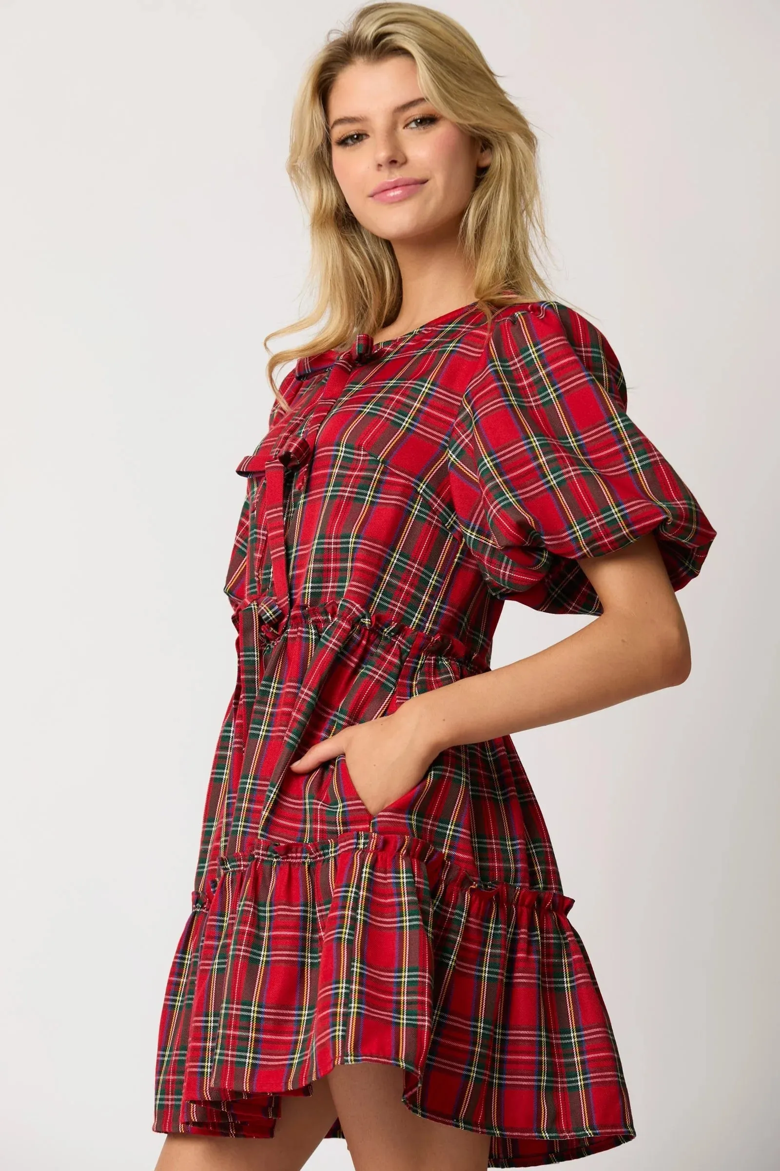 Christmas Babydoll Dress