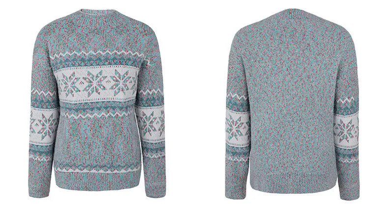 Christmas 🎄 Christmas Gifts 🎄 Semi-turtleneck Snowflake Knitted Sweater