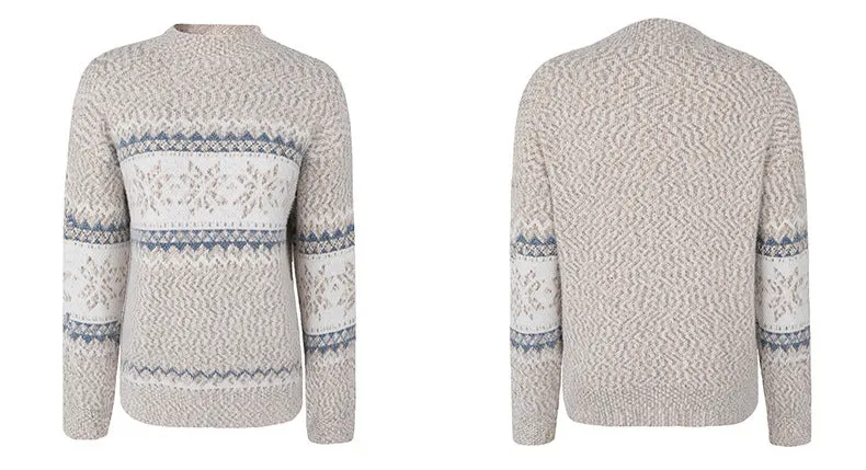 Christmas 🎄 Christmas Gifts 🎄 Semi-turtleneck Snowflake Knitted Sweater