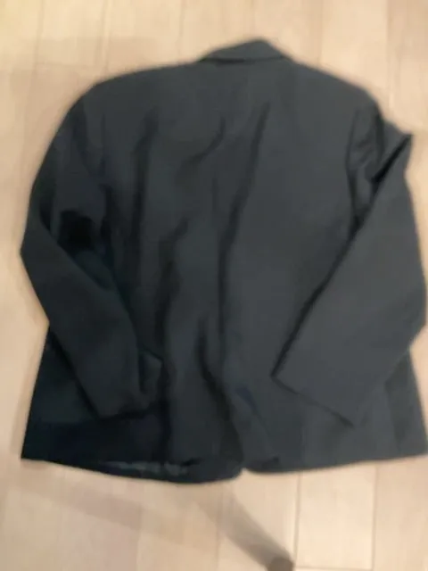 {{ClientCode}} BLACK Jones Studio ONE BUTTON BLAZER, 18W