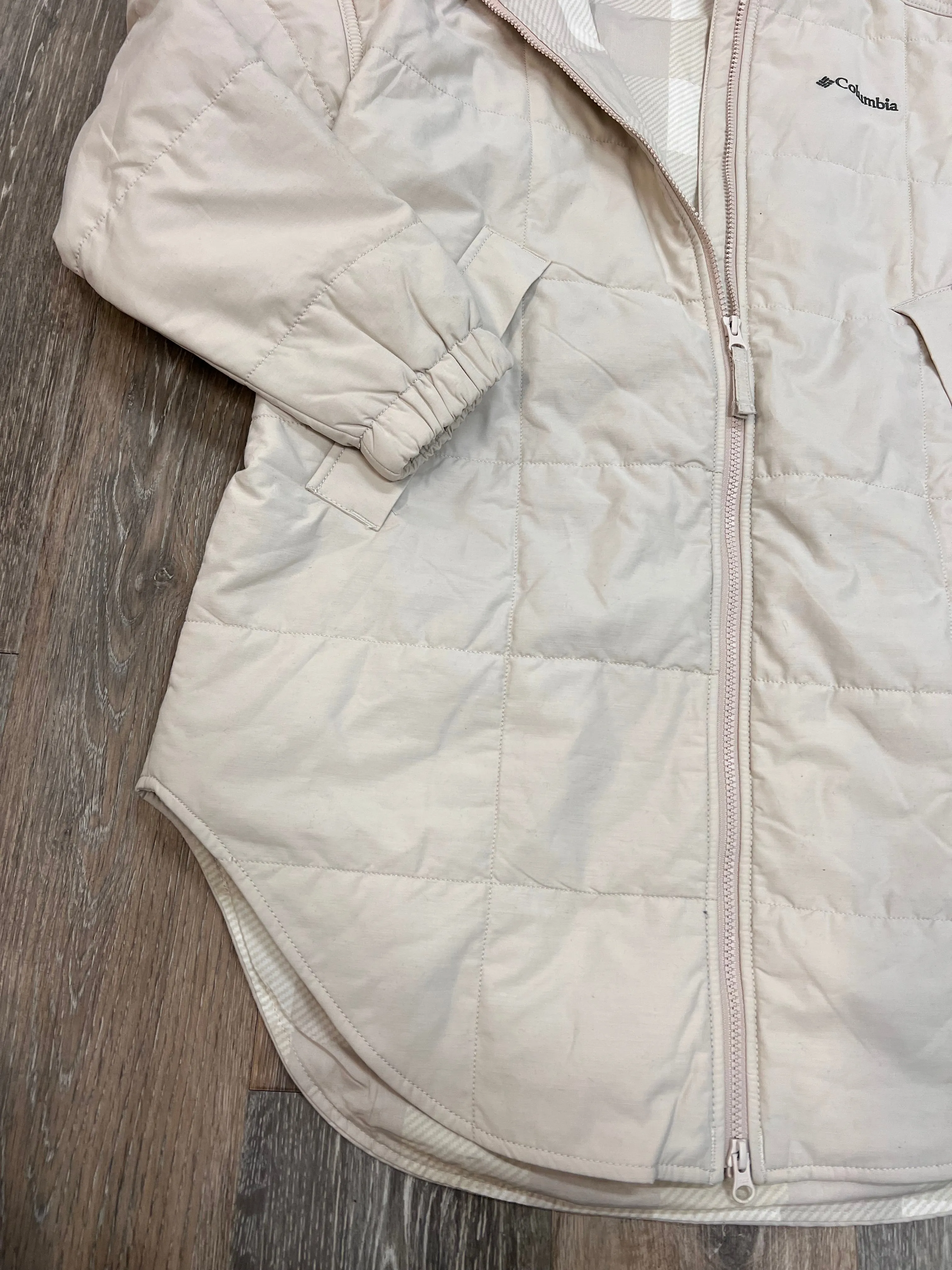 Coat Puffer & Quilted By Columbia In Cream, Size: M