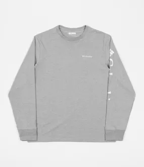 Columbia North Cascades Long Sleeve T-Shirt - Columbia Grey Heather / White