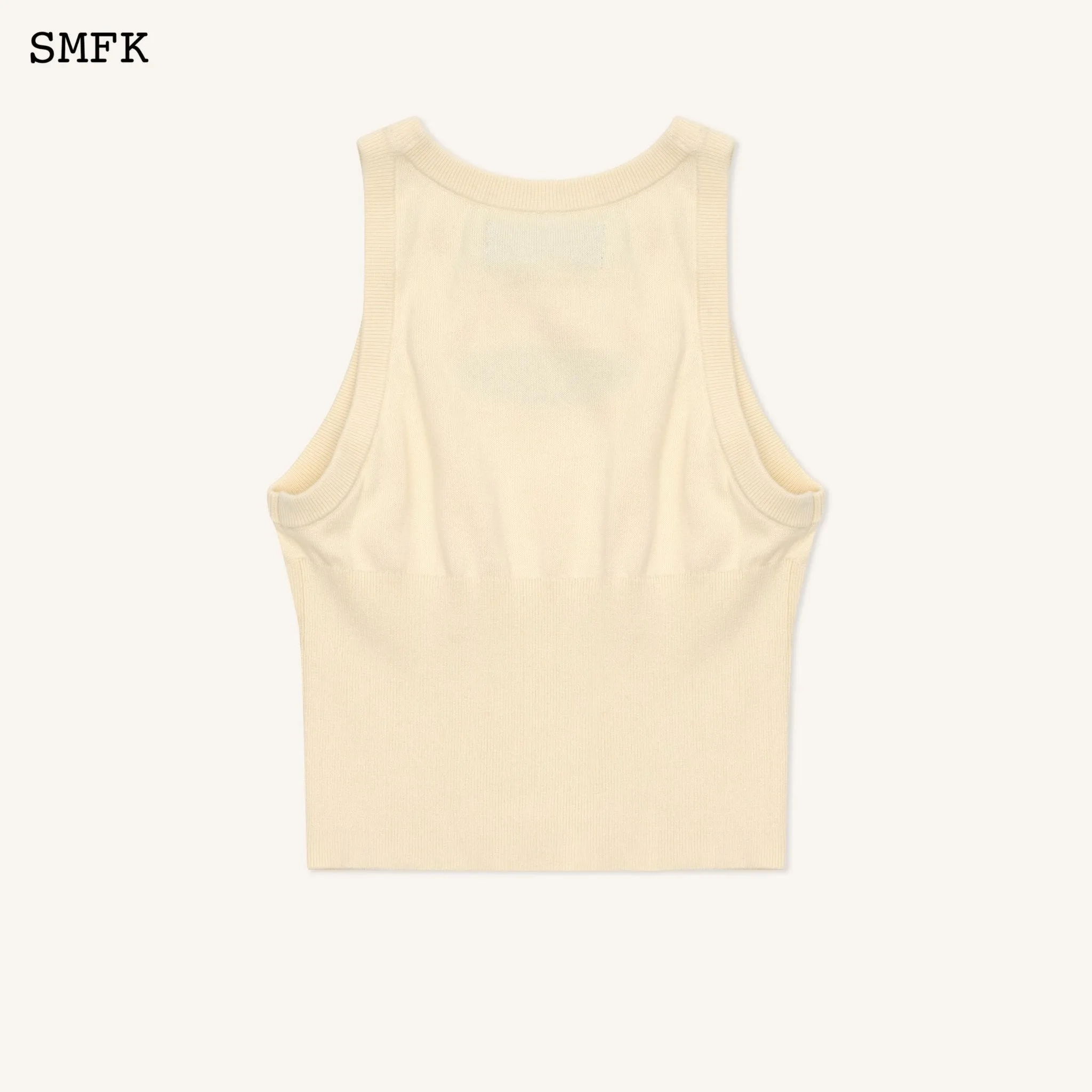 Compass Cream Vintage Vacation Knitted Vest