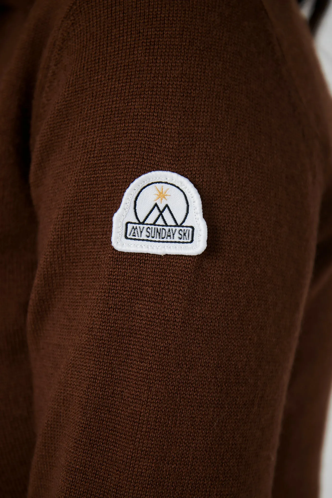 Contour Merino Mid Layer Top - Chocolate