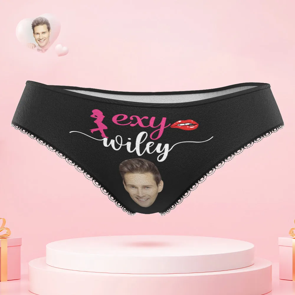 Custom Face Hubby and Wifey Couple Underwear Personalized Underwear Valentine's Day Gift