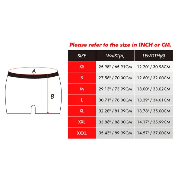 Custom Face Hubby and Wifey Couple Underwear Personalized Underwear Valentine's Day Gift