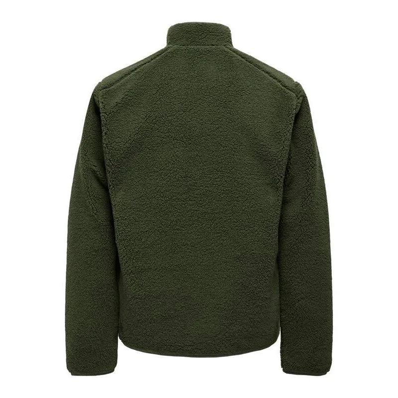 Dallas Sherpa Half Snap - Only & Sons
