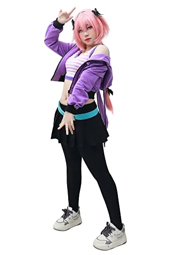 DAZCOS Womens Astolfo Memories of Trifas Cosplay Costume (X-Large)