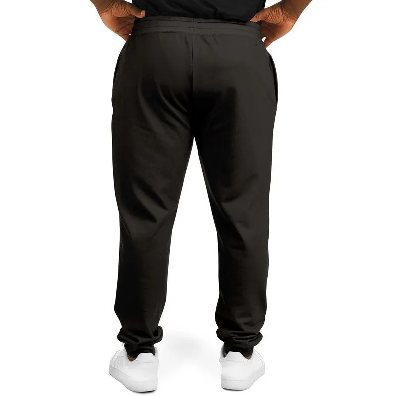 Deep Dark Brown Joggers | Unisex | with PLUS sizes | Deep Dark Pale Pastel Brown | C60M60Y60K80