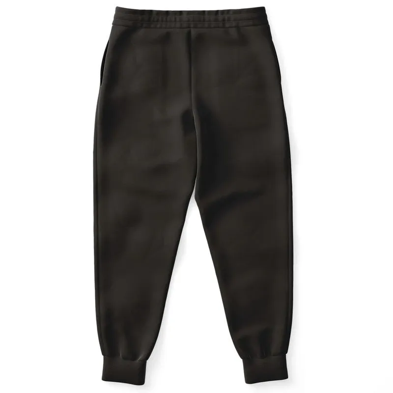 Deep Dark Brown Joggers | Unisex | with PLUS sizes | Deep Dark Pale Pastel Brown | C60M60Y60K80
