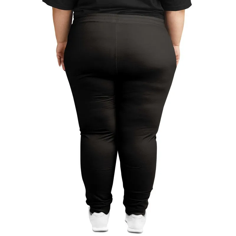 Deep Dark Brown Joggers | Unisex | with PLUS sizes | Deep Dark Pale Pastel Brown | C60M60Y60K80