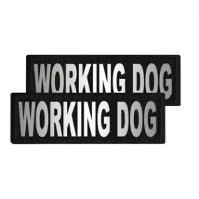 Dogline Removeable Reflective Patches - Set of 2 Working Dog