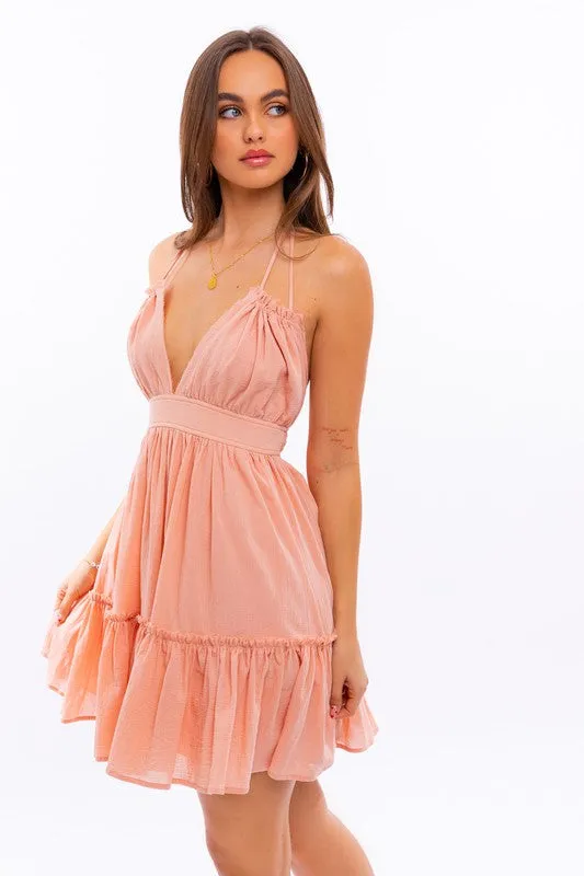 Easily The Sweetest Babydoll Tiered Mini Dress