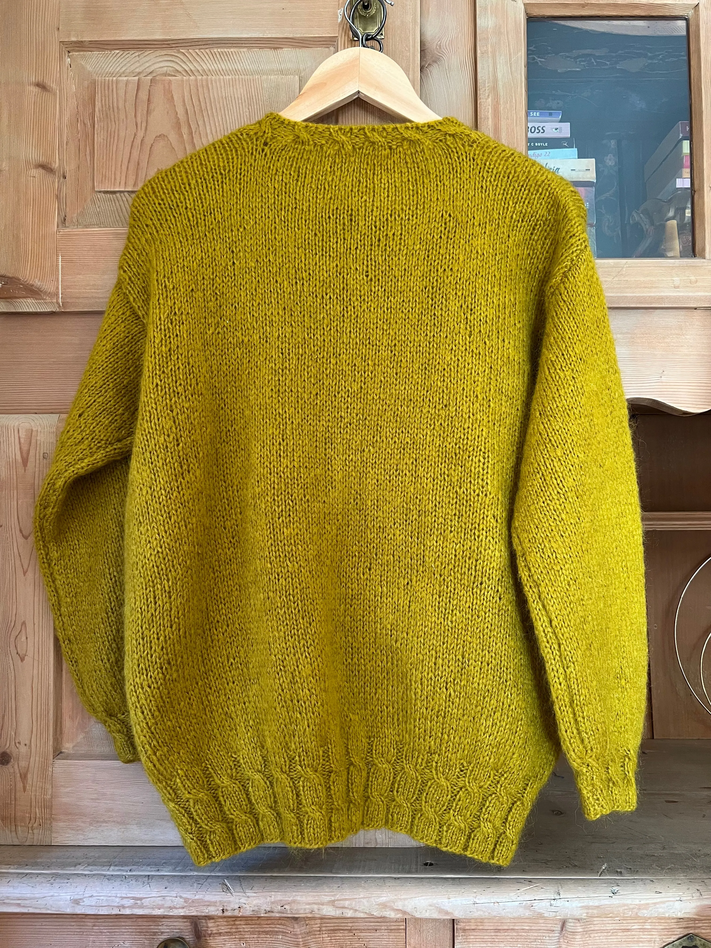 Embroidered Wool Cardigan