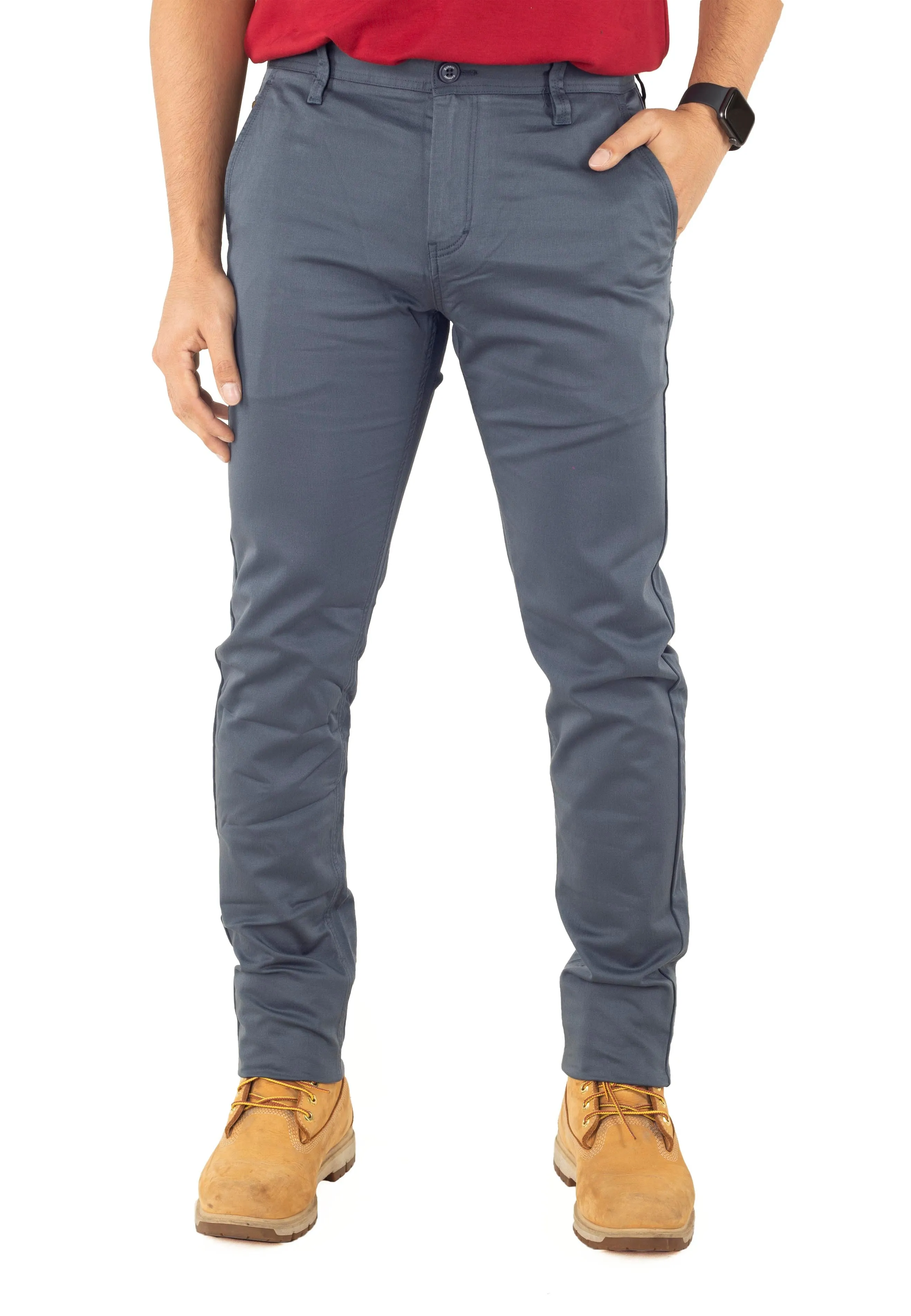 EXHAUST Stretchable Cotton Long Pants [Slim Fit] 1279