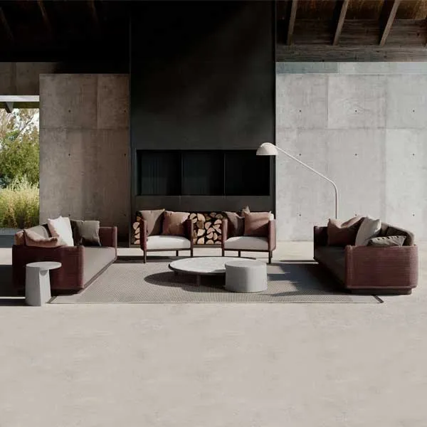 Fabric Upholstered Outdoor Furniture - Sofa Set - Scots