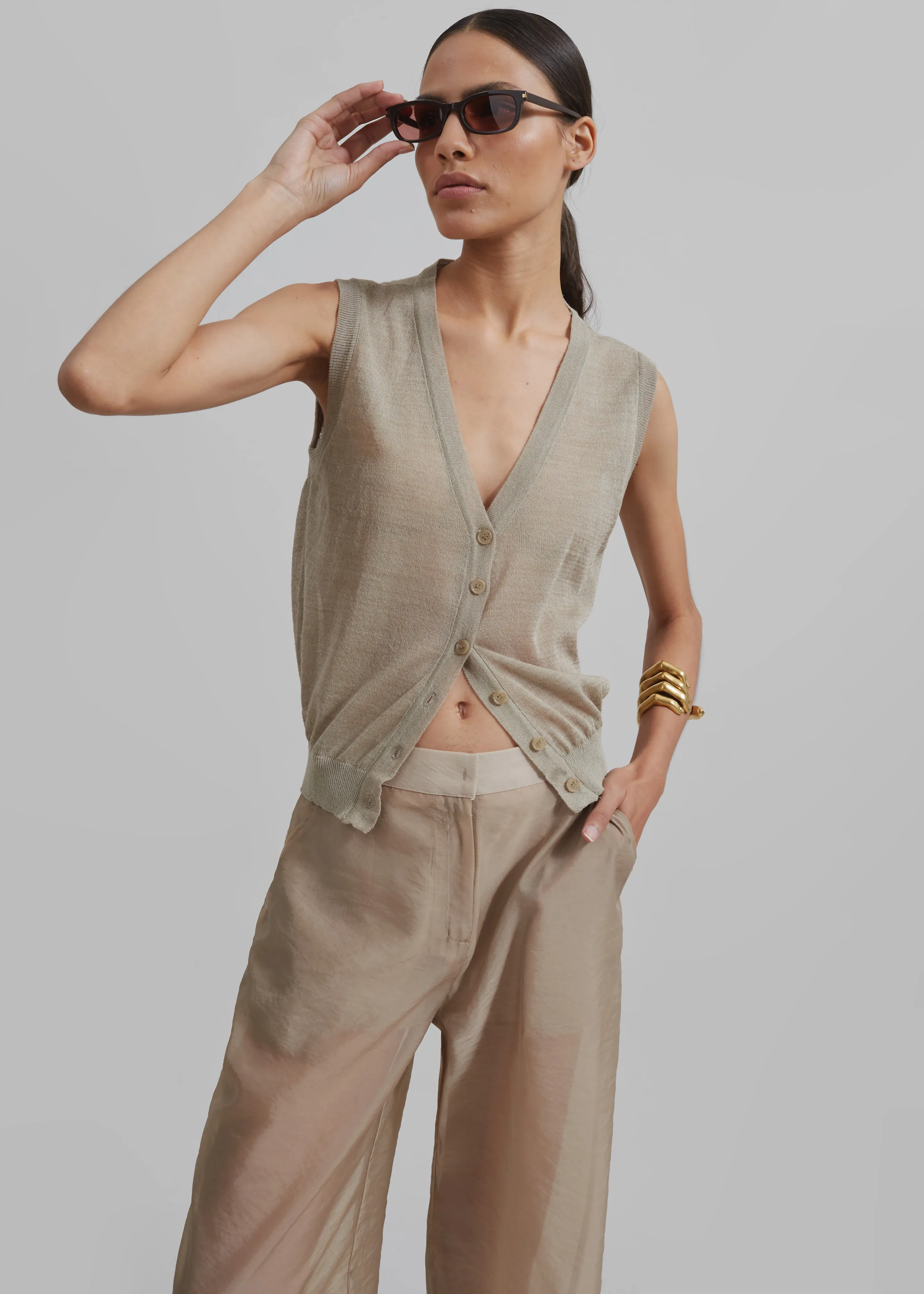 Fern Vest - Beige