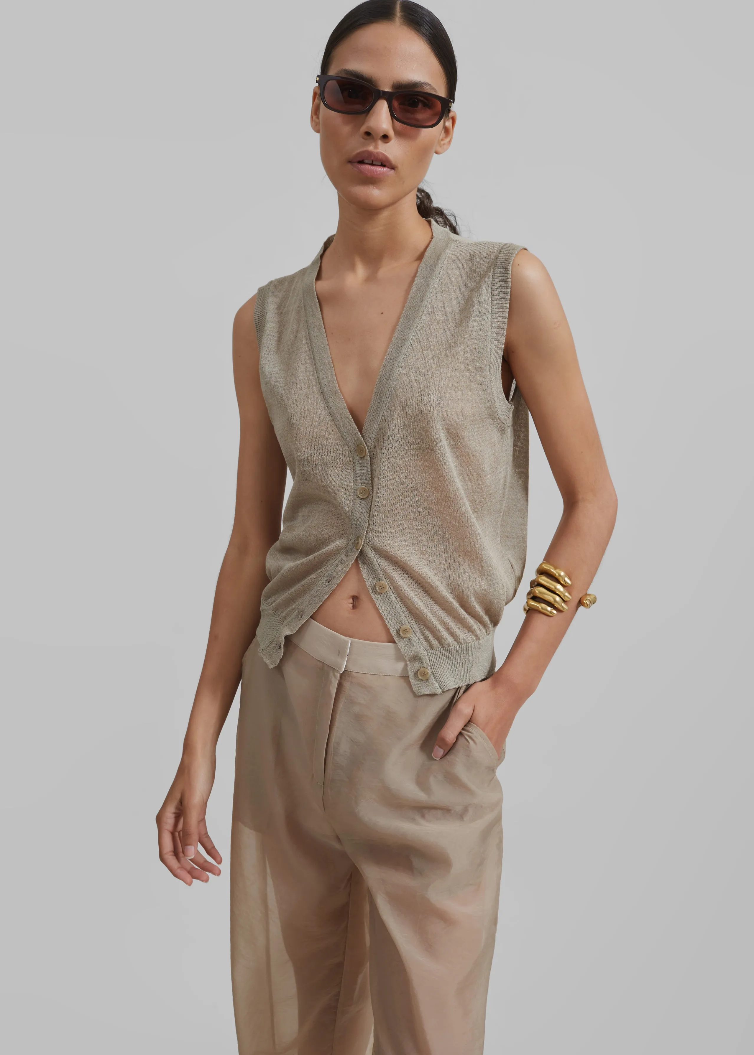 Fern Vest - Beige