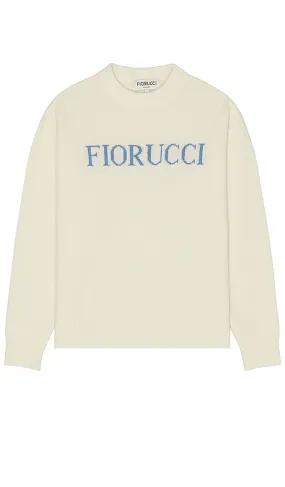 FIORUCCI Heritage Logo Jumper in Cream