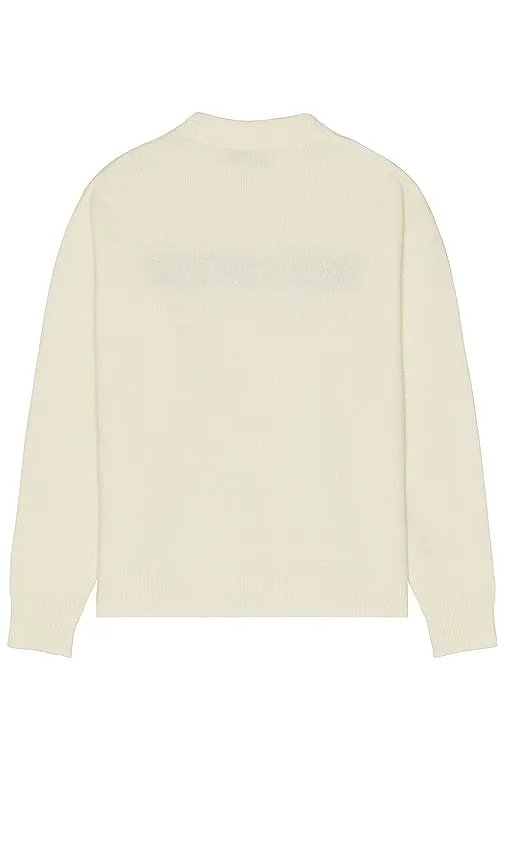 FIORUCCI Heritage Logo Jumper in Cream