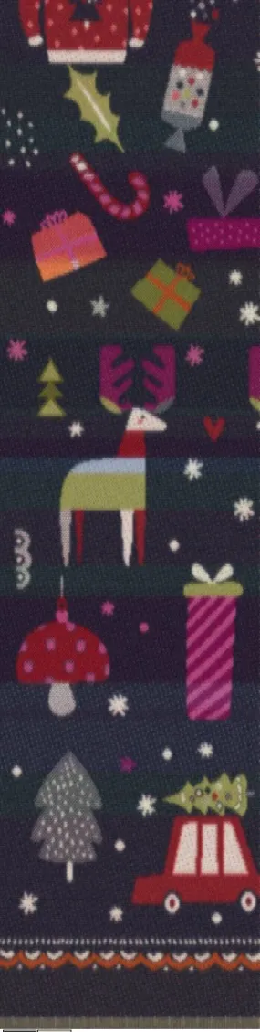 FRAAS - The Scarf Company - Christmas Kitsch: Navy