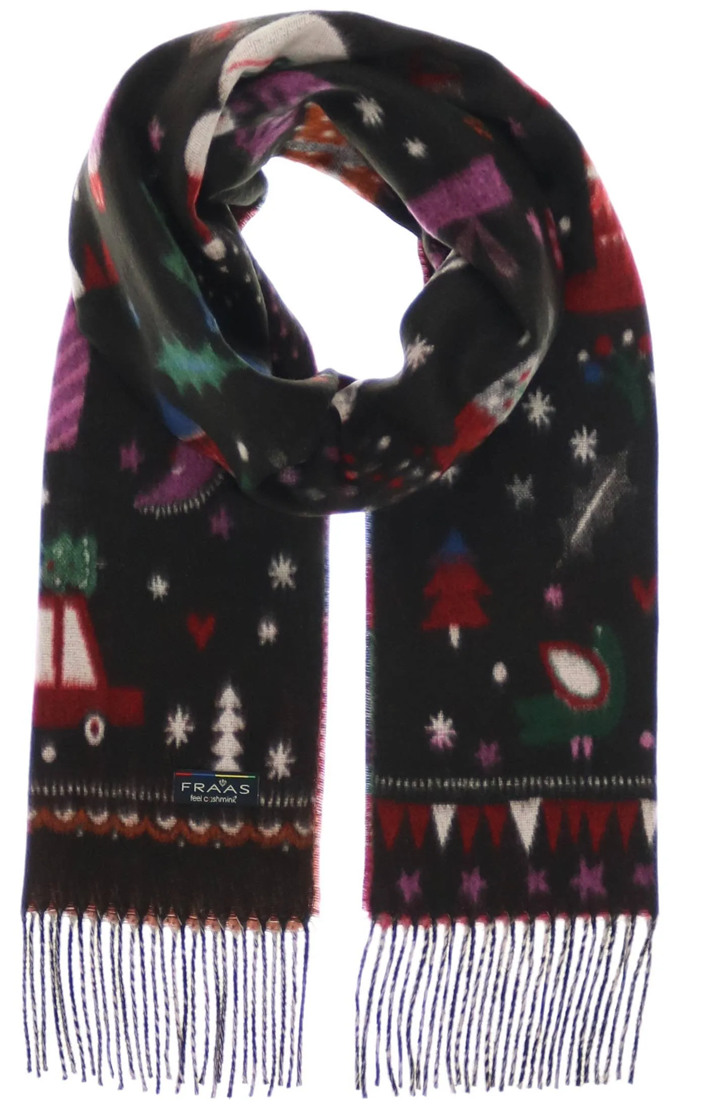 FRAAS - The Scarf Company - Christmas Kitsch: Navy